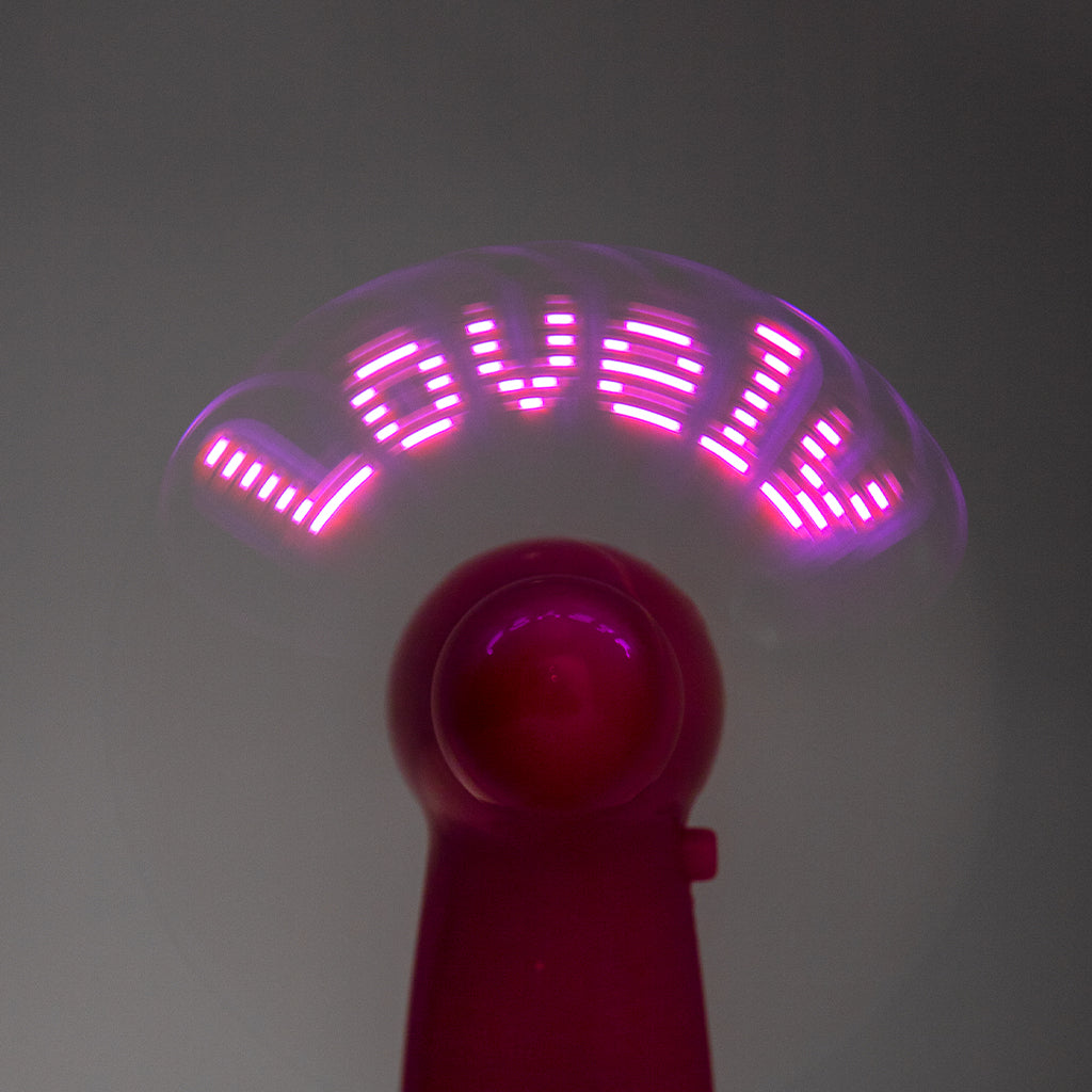 Mini led fan (White)
