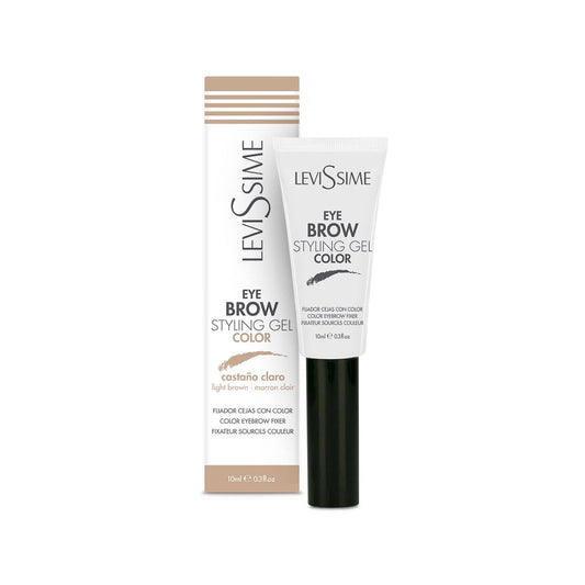 LEVISSIME EYE BROW STYLING GEL COLOR LIGHT BROWN, 10ML