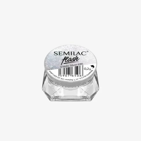 SEMILAC FLASH HOLO SILVER 690