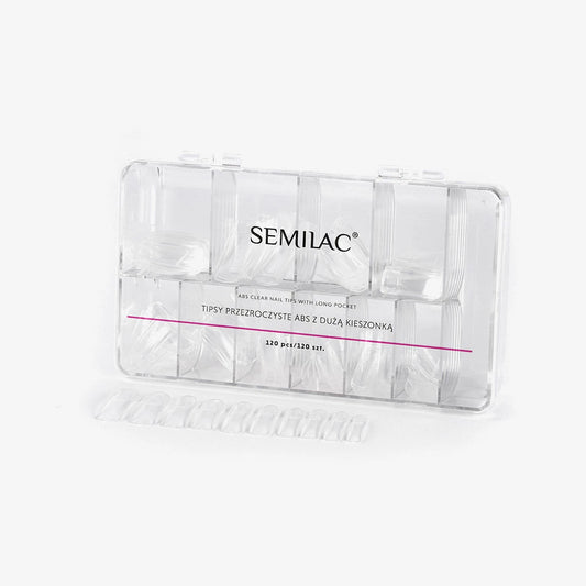 SEMILAC TRANSPARENT TIPS 120 PCS