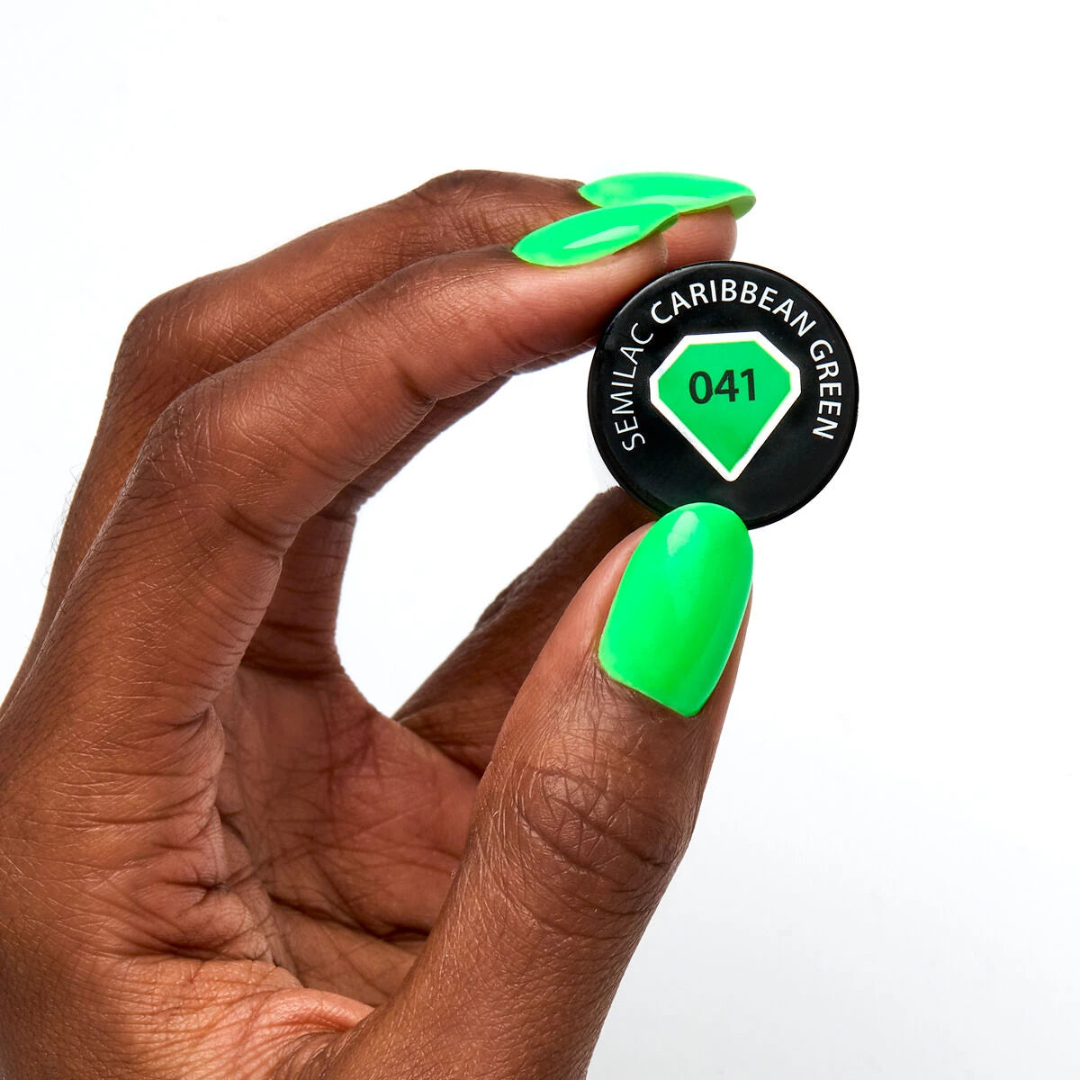 041 GEL POLISH SEMILAC CARIBBEAN GREEN 7ML