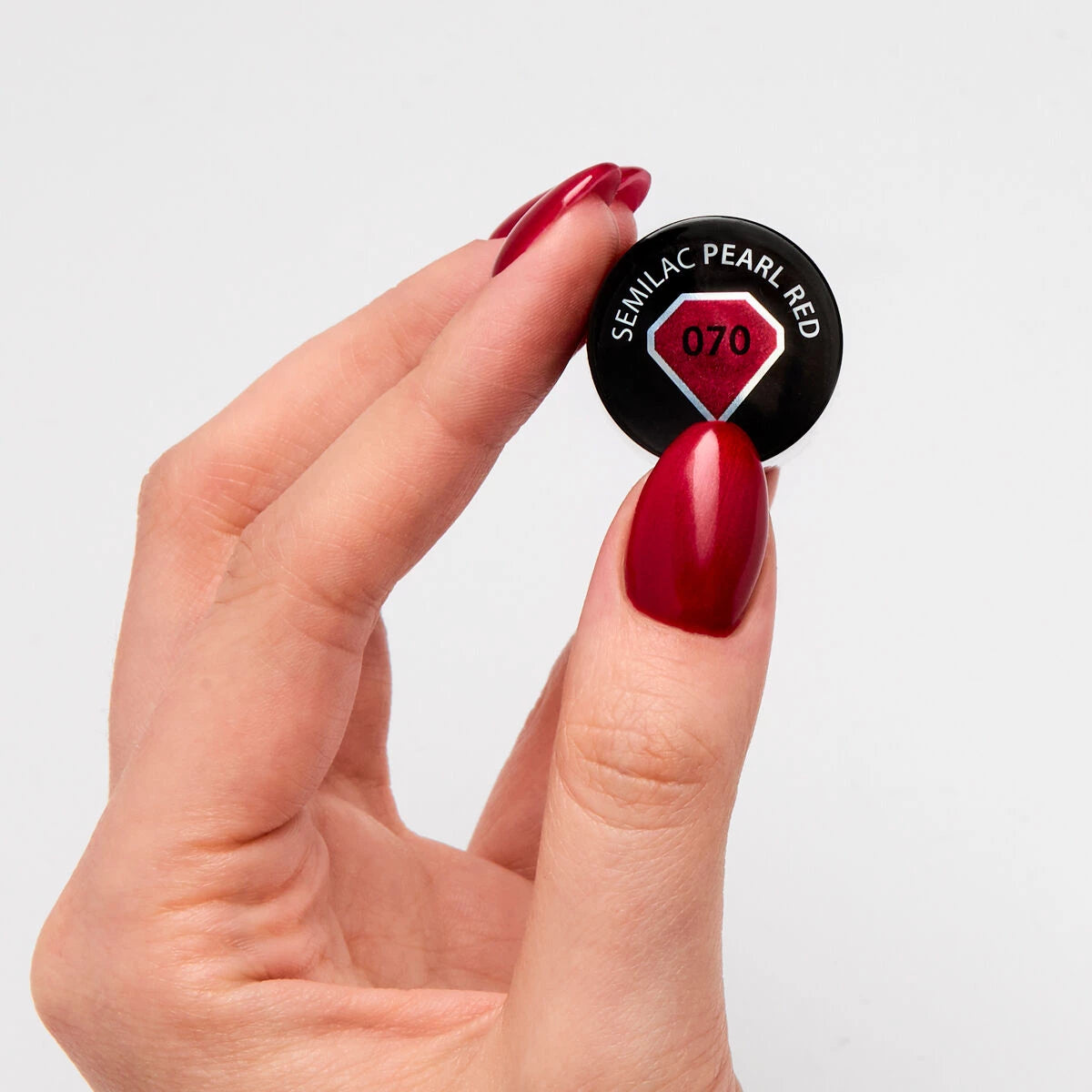 070 GEL POLISH SEMILAC PEARL RED 7ML