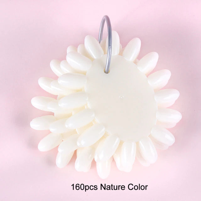 Nail Tips Nature Color 160pcs