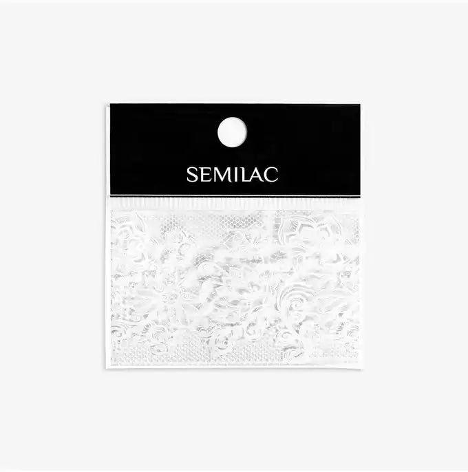 Semilac Transfer Foil White Lace 22
