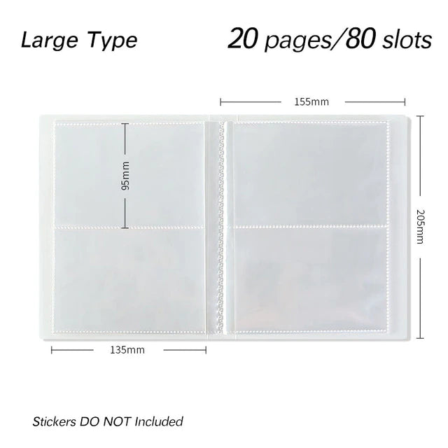 Nail Stickers Storage Book
