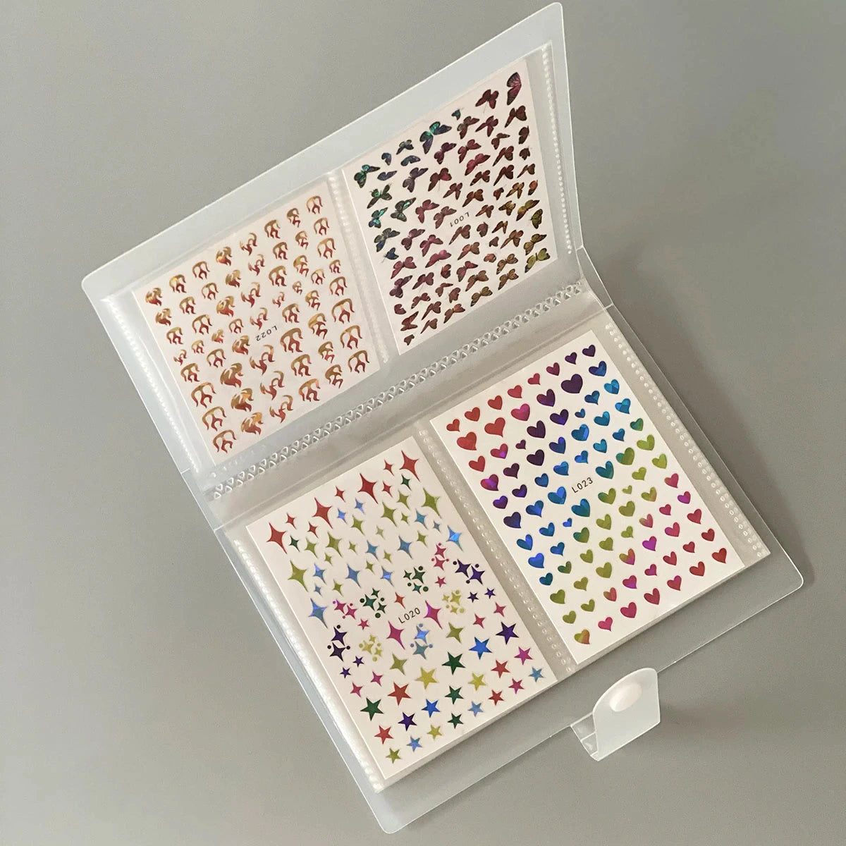 Nail Stickers Storage Book