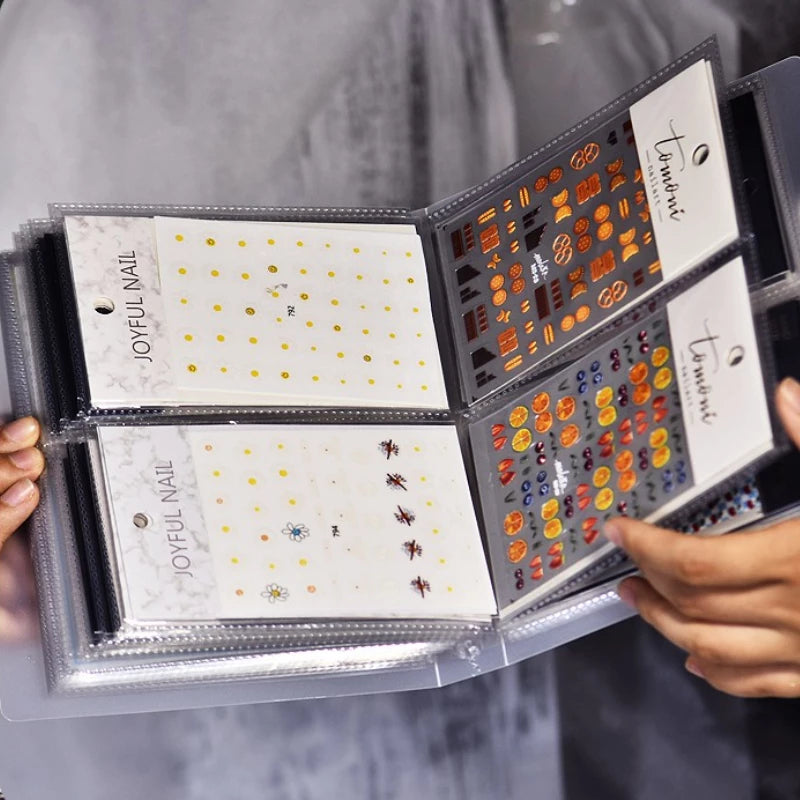 Nail Stickers Storage Book