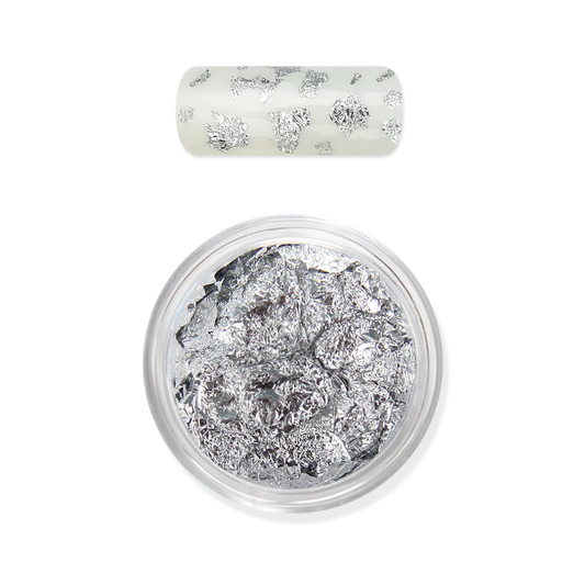 Moyra - Nail Art Foil in Jar No. 01 Silver