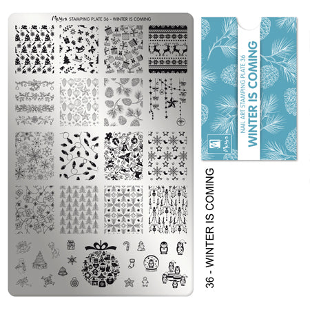 Moyra Stamping Plate 36 WINTER IS COMING