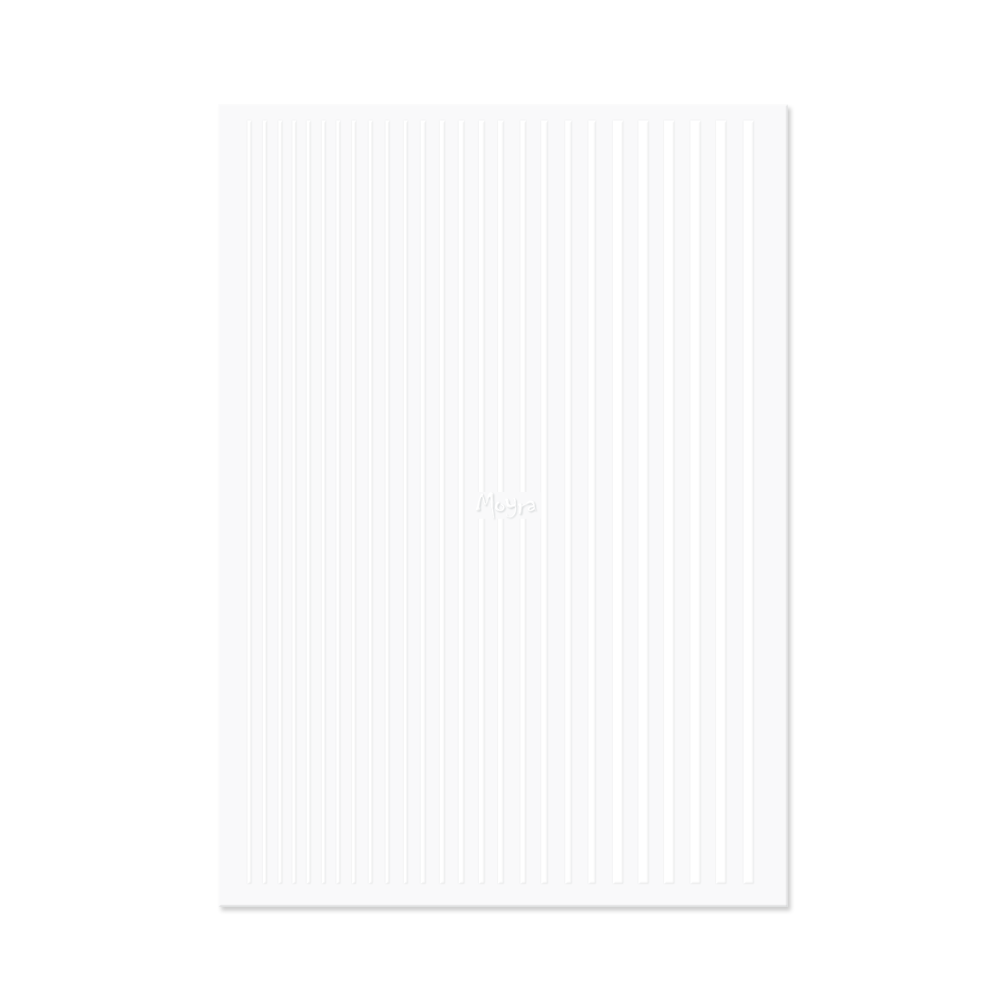 Moyra Nail Art Stripes WHITE