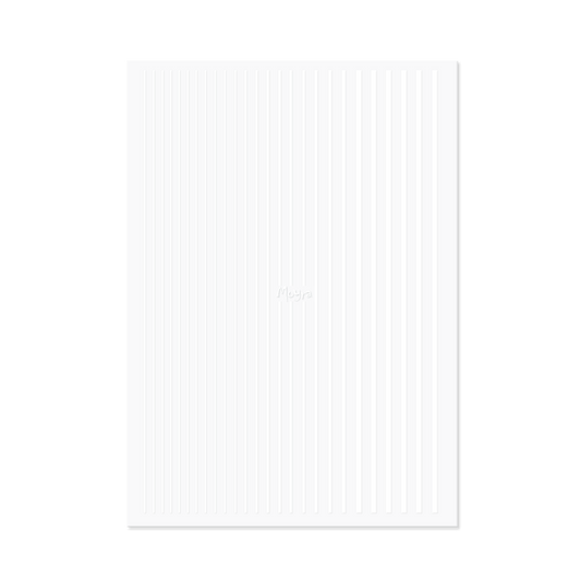 Moyra Nail Art Stripes WHITE