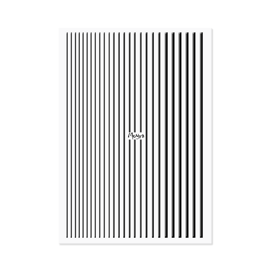 Moyra Nail Art Stripes BLACK