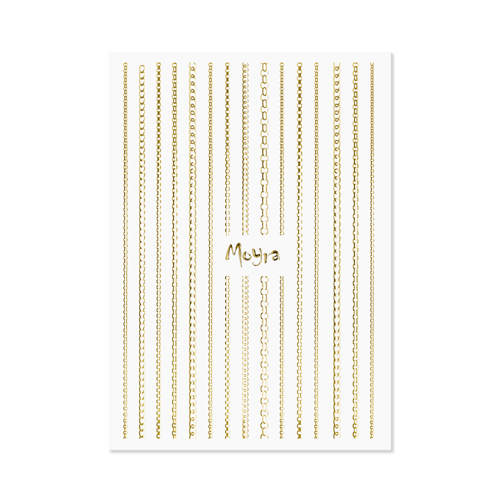 Moyra Nail Art Chains GOLD