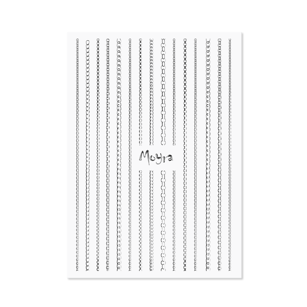 Moyra Nail Art Chains SILVER