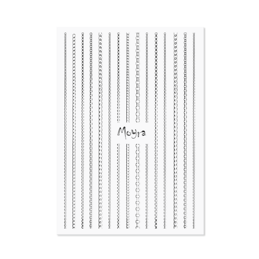 Moyra Nail Art Chains SILVER
