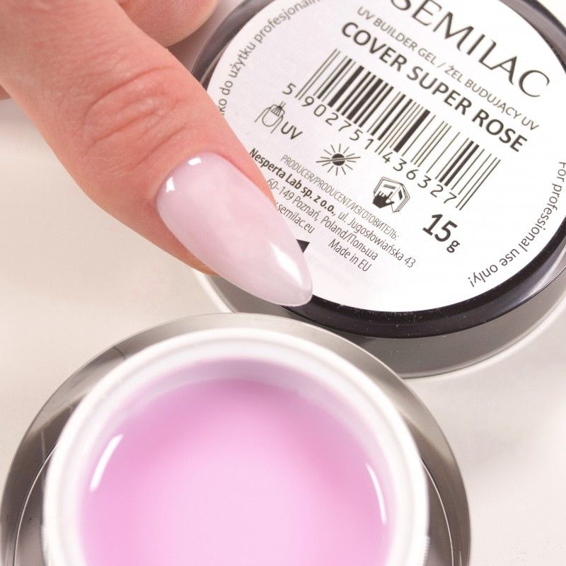 Semilac Builder Gel - Cover Super Rose 15g