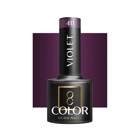 OCHO NAILS Hybrid nail polish violet 411 -5 g