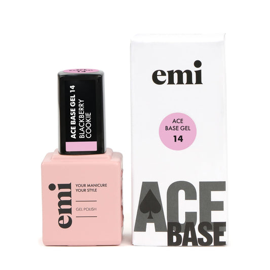 E.MiLac Ace Base Gel #14 Blackberry cookie, 9 ml.