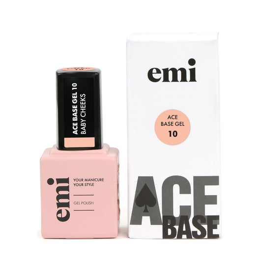 E.MiLac Ace Base Gel #10 Baby cheeks, 9 ml.