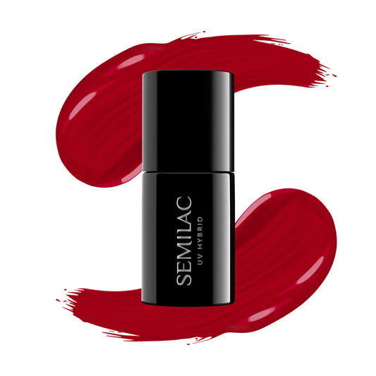 Semilac 027 Intense Red UV Gel Polish 7ml