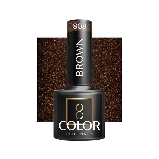 OCHO NAILS Hybrid nail polish brown 808 -5 g