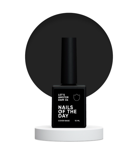 NAILSOFTHEDAY Let’s Amsterdam Black base coat 10ml