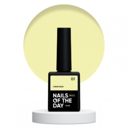 NAILS OF THE DAY Cream base (for sensitive nail plate), 10 ml