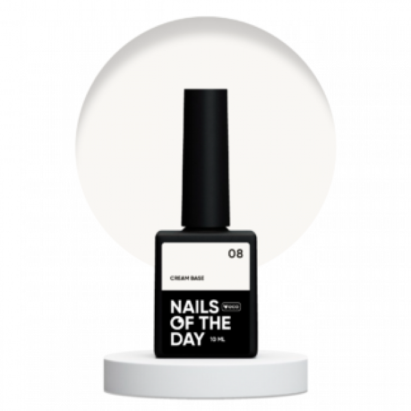 NAILS OF THE DAY Cream base (for sensitive nail plate), 10 ml