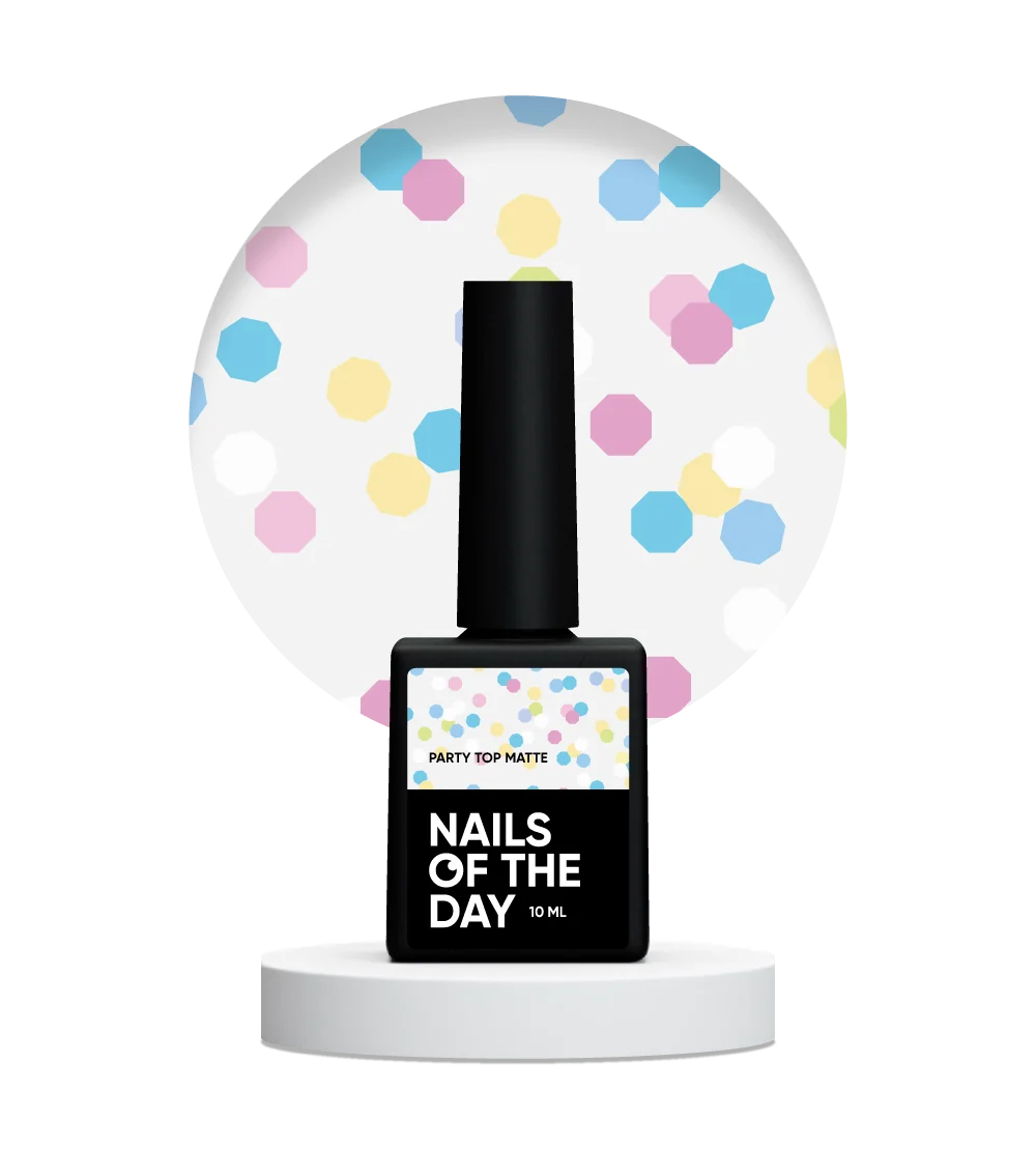 NAILSOFTHEDAY Party top matte 10ml