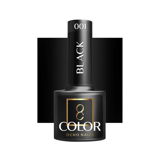 OCHO NAILS Hybrid nail polish black 002 -5 g