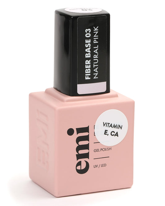 E.MiLac Fiber Base Gel Natural Pink #3