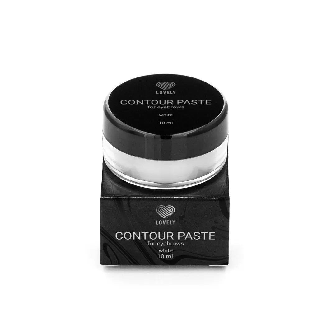 CONTOUR PASTE for eyebrows white Lovely, 10 ml