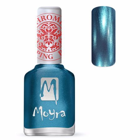 Moyra Stamping Polish SP26 CHROME BLUE