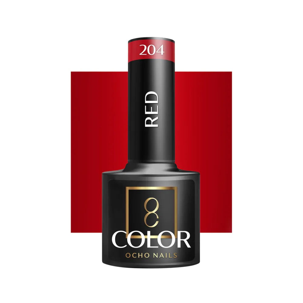 OCHO NAILS Hybrid nail polish red 204 -5 g