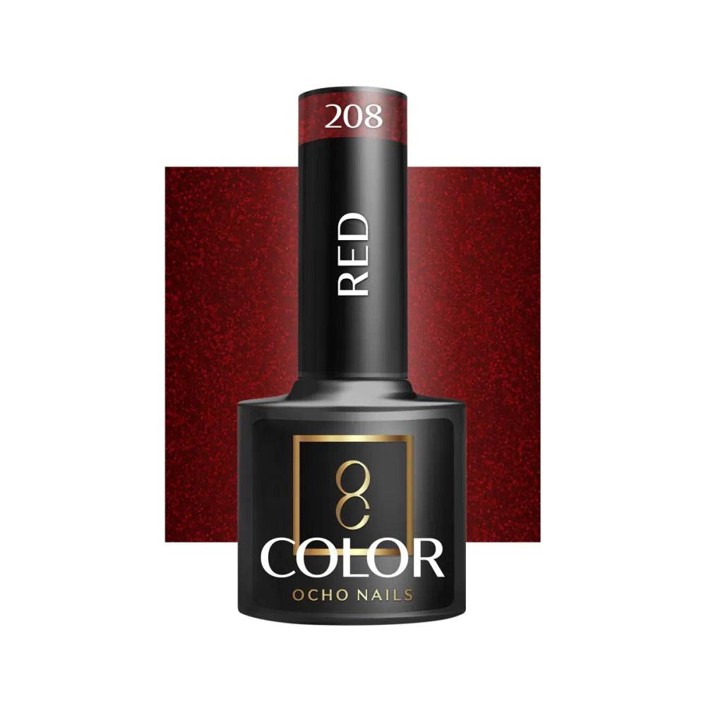 OCHO NAILS Hybrid nail polish red 208 -5 g