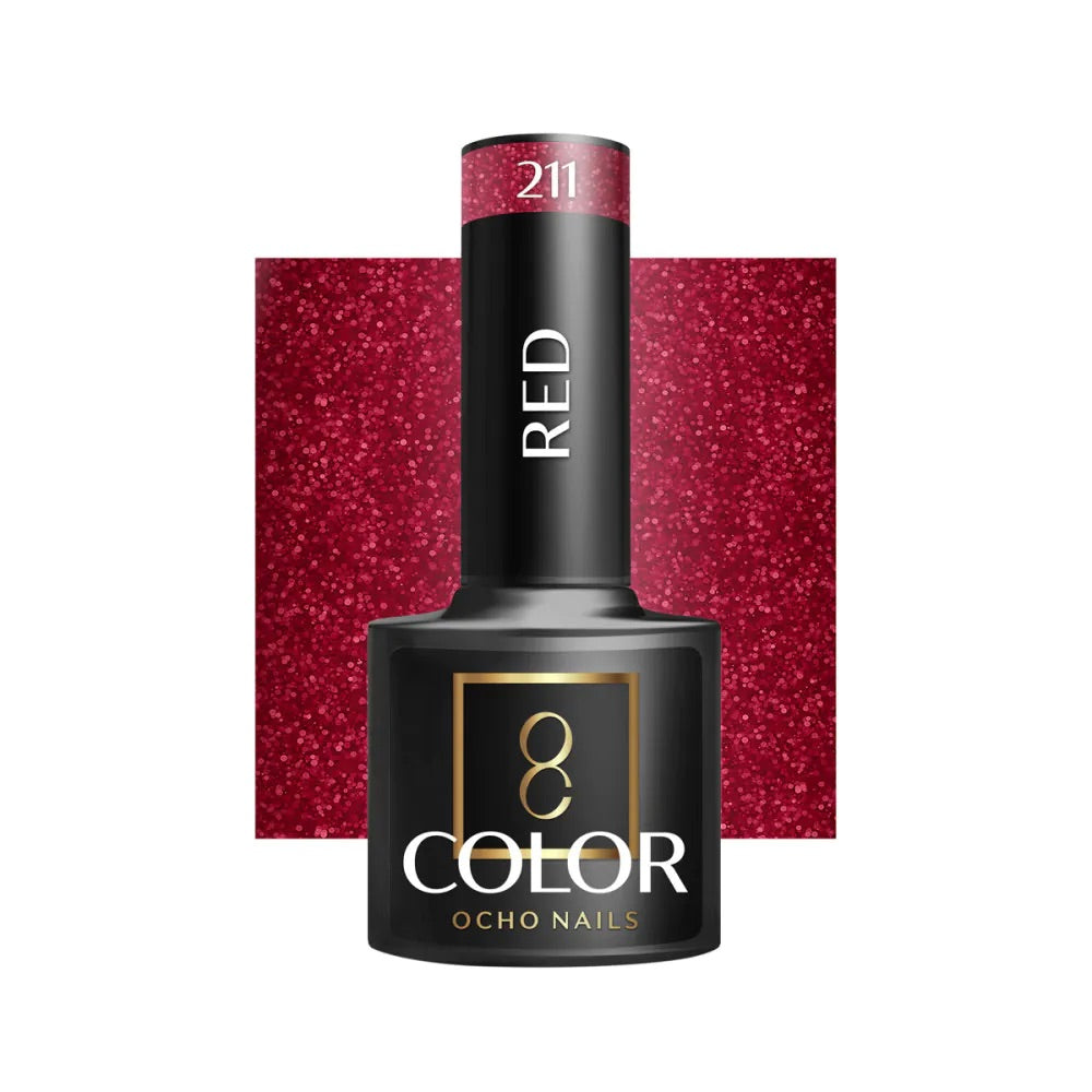 OCHO NAILS Hybrid nail polish red 211 5 g