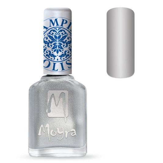 Moyra Stamping nail polish SP08 Silver