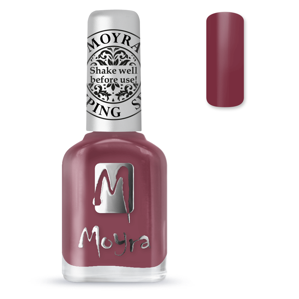 Moyra Stamping Polish SP38 CASHMERE BORDEAUX