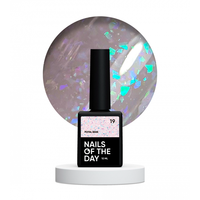 NAILSOFTHEDAY Potal base 19, 10 ml