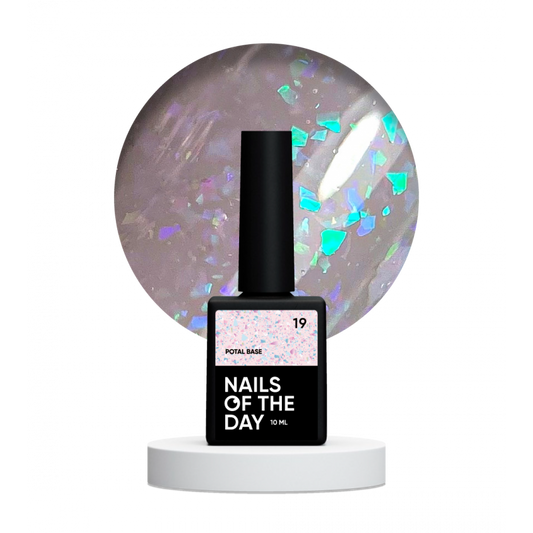 NAILSOFTHEDAY Potal base 19, 10 ml