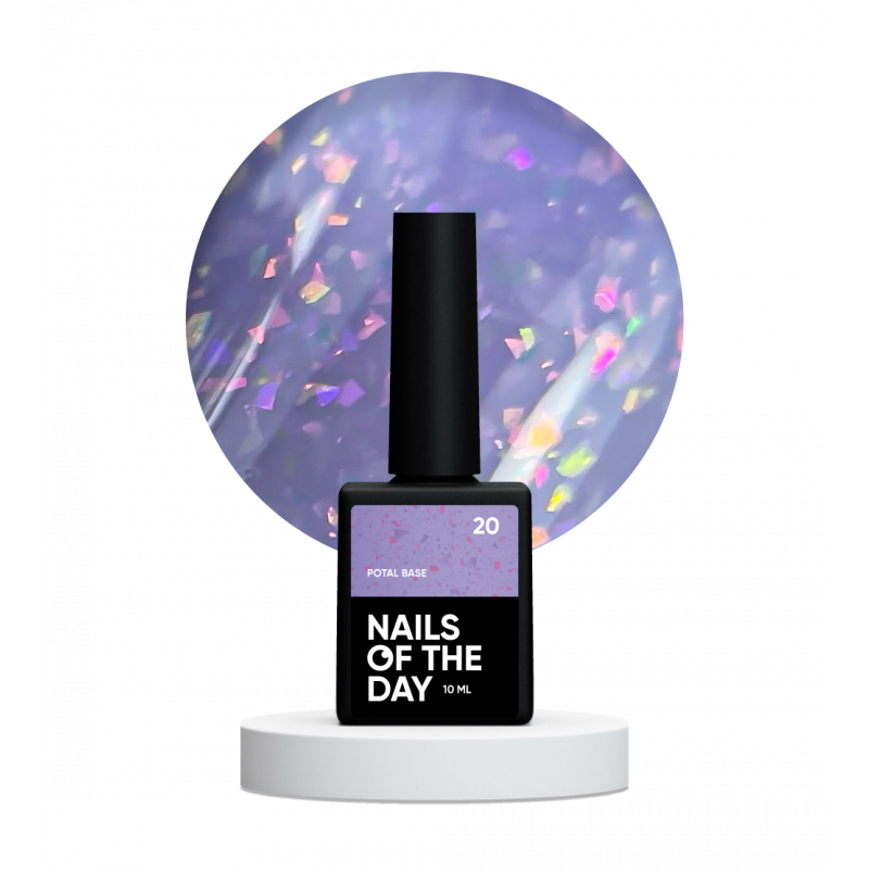 NAILSOFTHEDAY Potal base 20, 10 ml