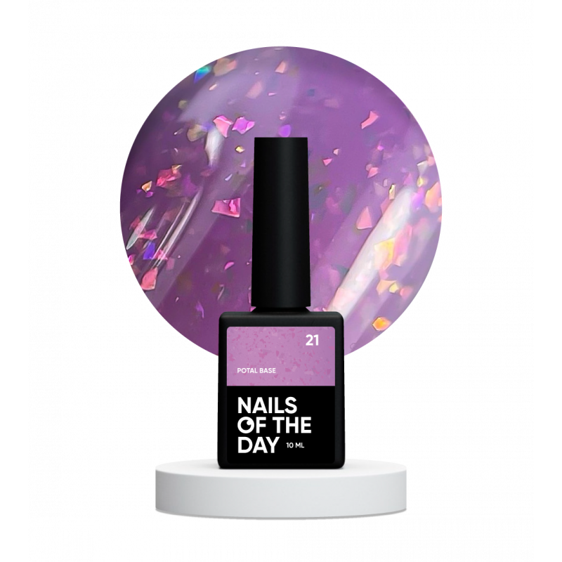 NAILSOFTHEDAY Potal base 21, 10 ml