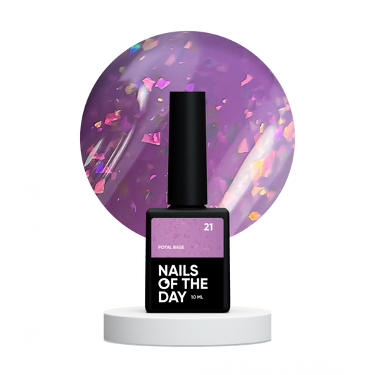 NAILSOFTHEDAY Potal base 21, 10 ml