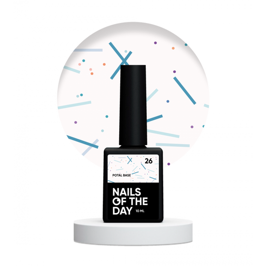 NAILSOFTHEDAY Potal base 26, 10 ml