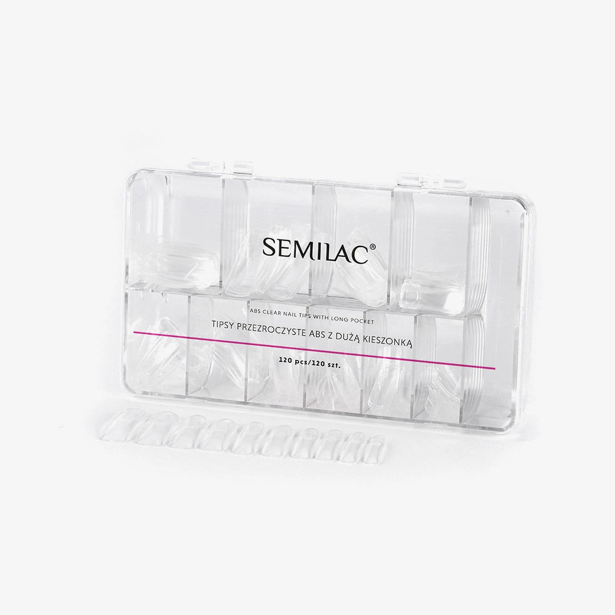 SEMILAC TRANSPARENT TIPS 120 PCS