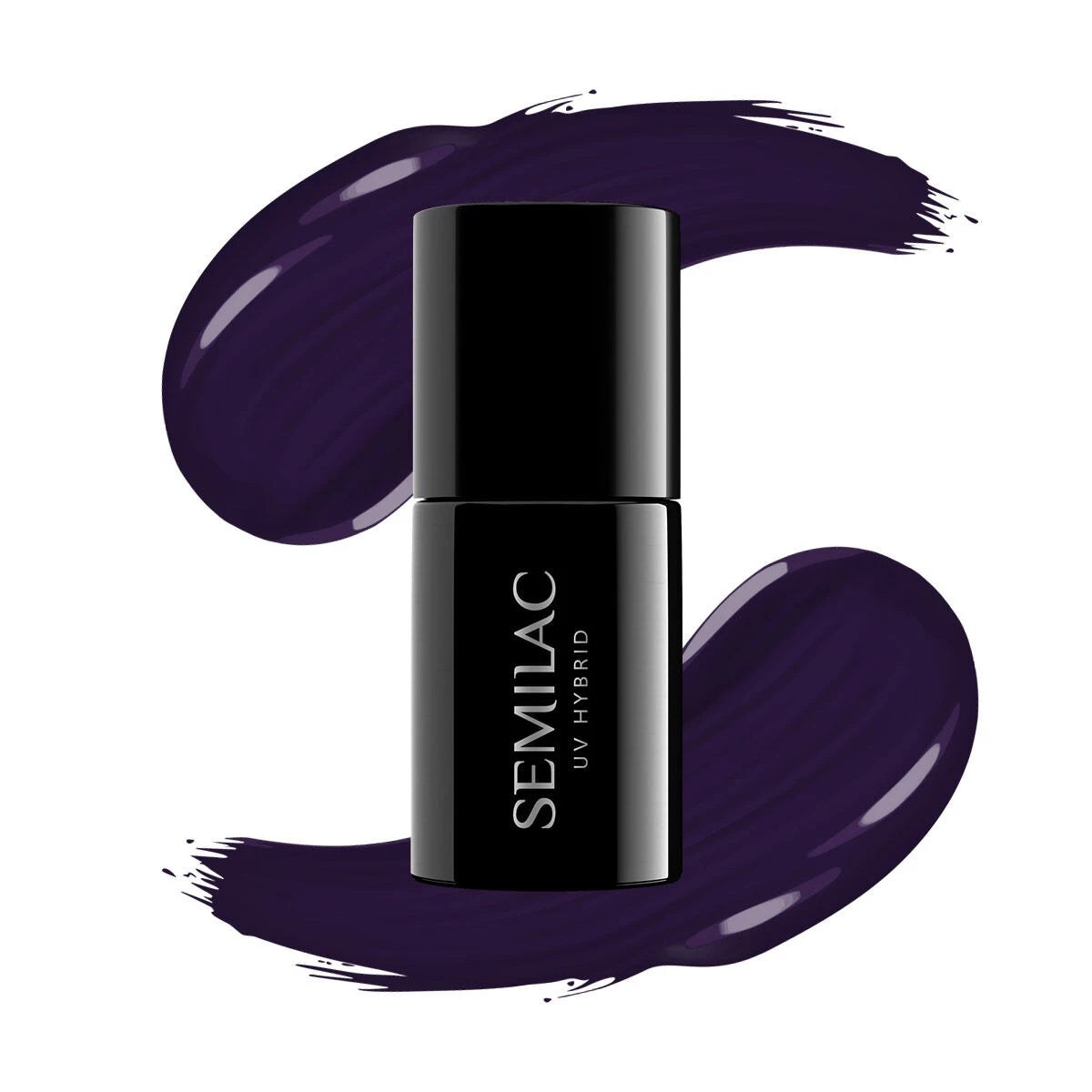 100 GEL POLISH SEMILAC BLACK PURPLE 7ML