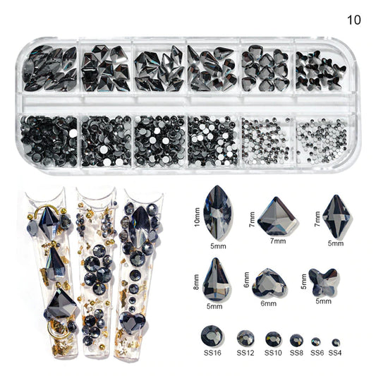 Multi size rhinestones #4