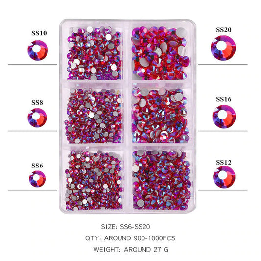 Multi size rhinestones #8
