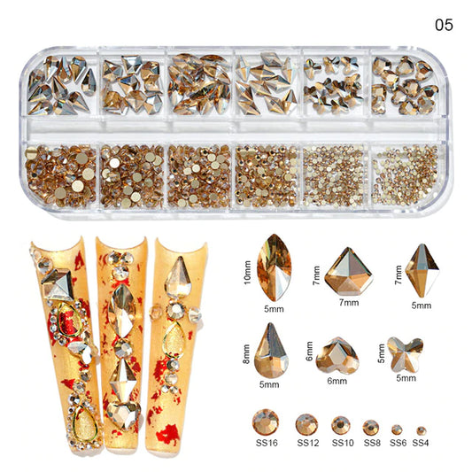Multi size rhinestones #1