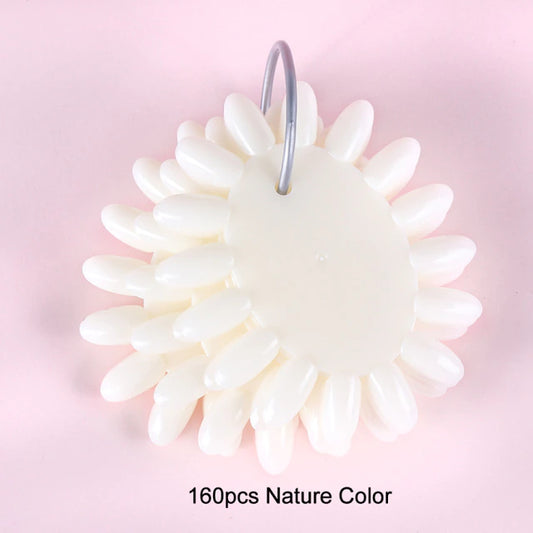 Nail Tips Nature Color 160pcs